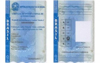 IDP as issued by Brazilian traffic departments