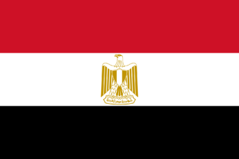 Imagem da Bandeira do Egito